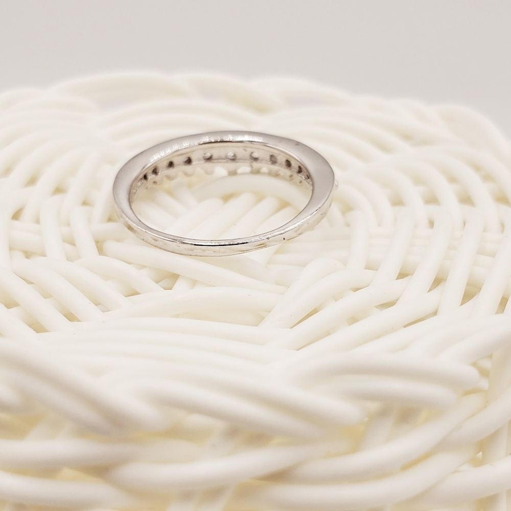 Sterling silver & cz ring NIB - Picture 9 of 9